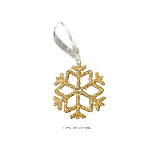 Artisan-Crafted Handmade Christmas Beaded Ornament and Hanging Decor - Unique Festive Accents for Personalized Holiday Ambiance