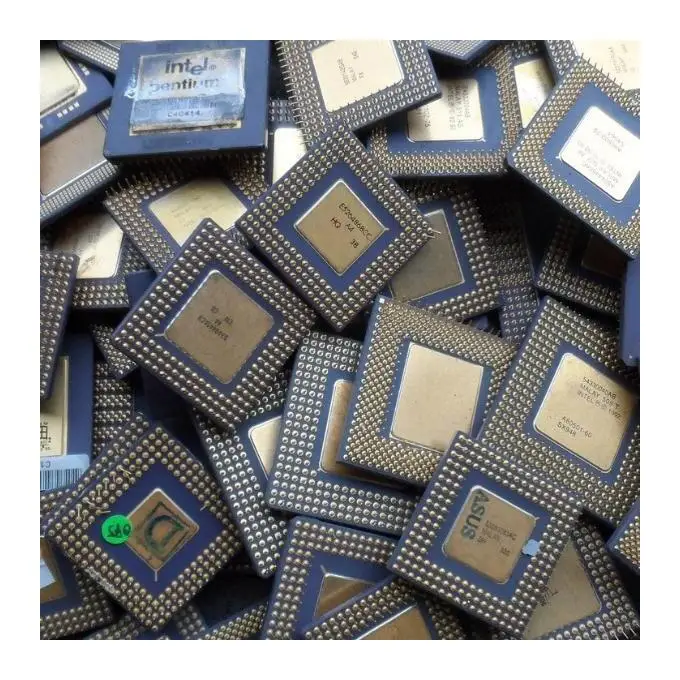 PREMIUM QUALITY GOLD RECOVERY CPU CERAMIC PROCESSOR SCRAPS Motherboard Scrap and Gold Finger Trimmed Scrap for Sale