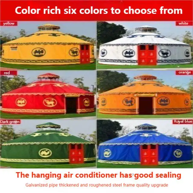 5m waterproof luxury mongolian yurt hotel tent