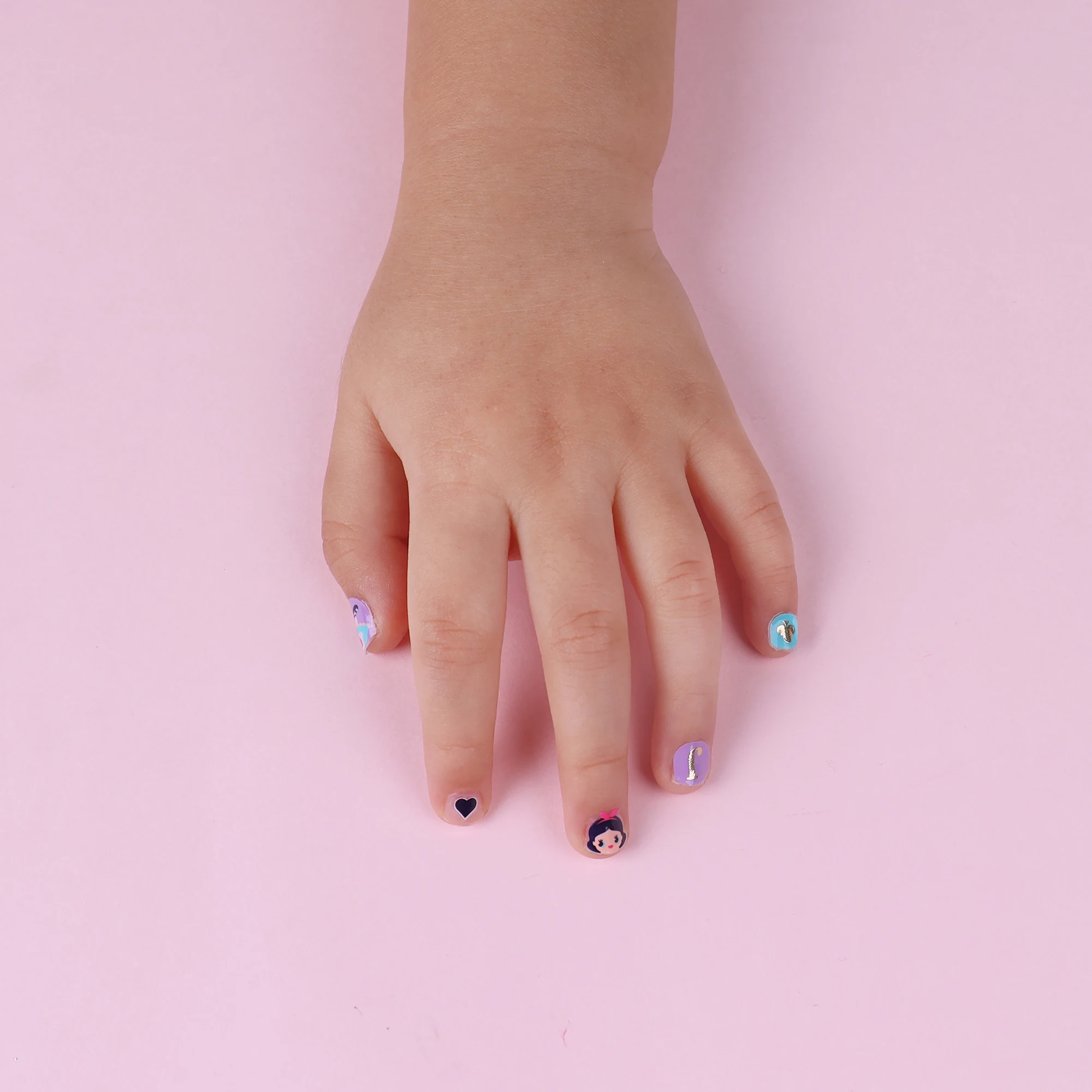 ShineB MINI GELICA For Kid Nail Stickers #45998 Art Decal Fingernails Designs Self Adhesive Floret Decoration Deco Stickers