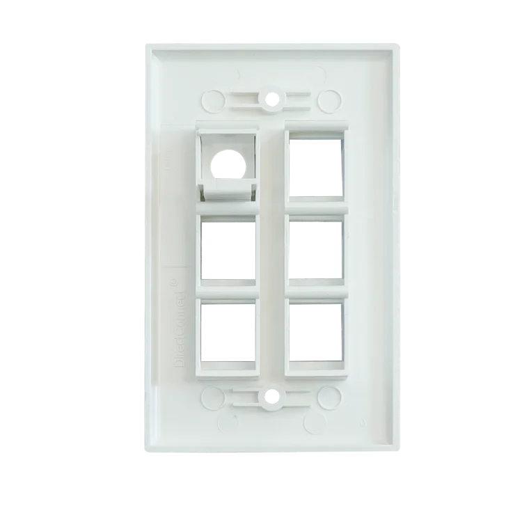 Professional Blank Keystone Jack Inserts for Keystone Wall Plate and Patch Panel