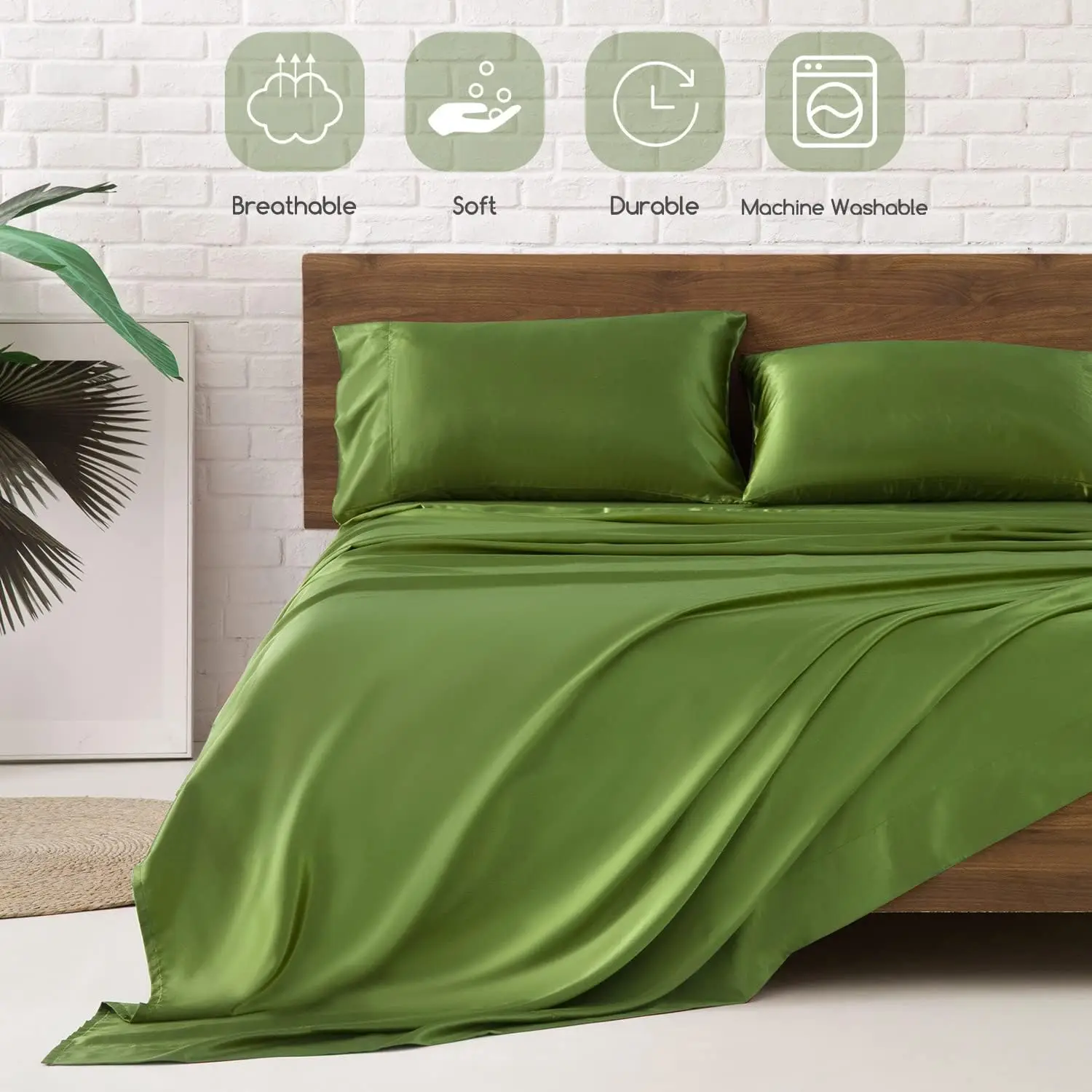 Silk Sheets Set 100% Charmeuse Mulberry Silk Bed Sheet Set, Thick, Heavy Silk, Deep Pocket OEM Made In Vietnam