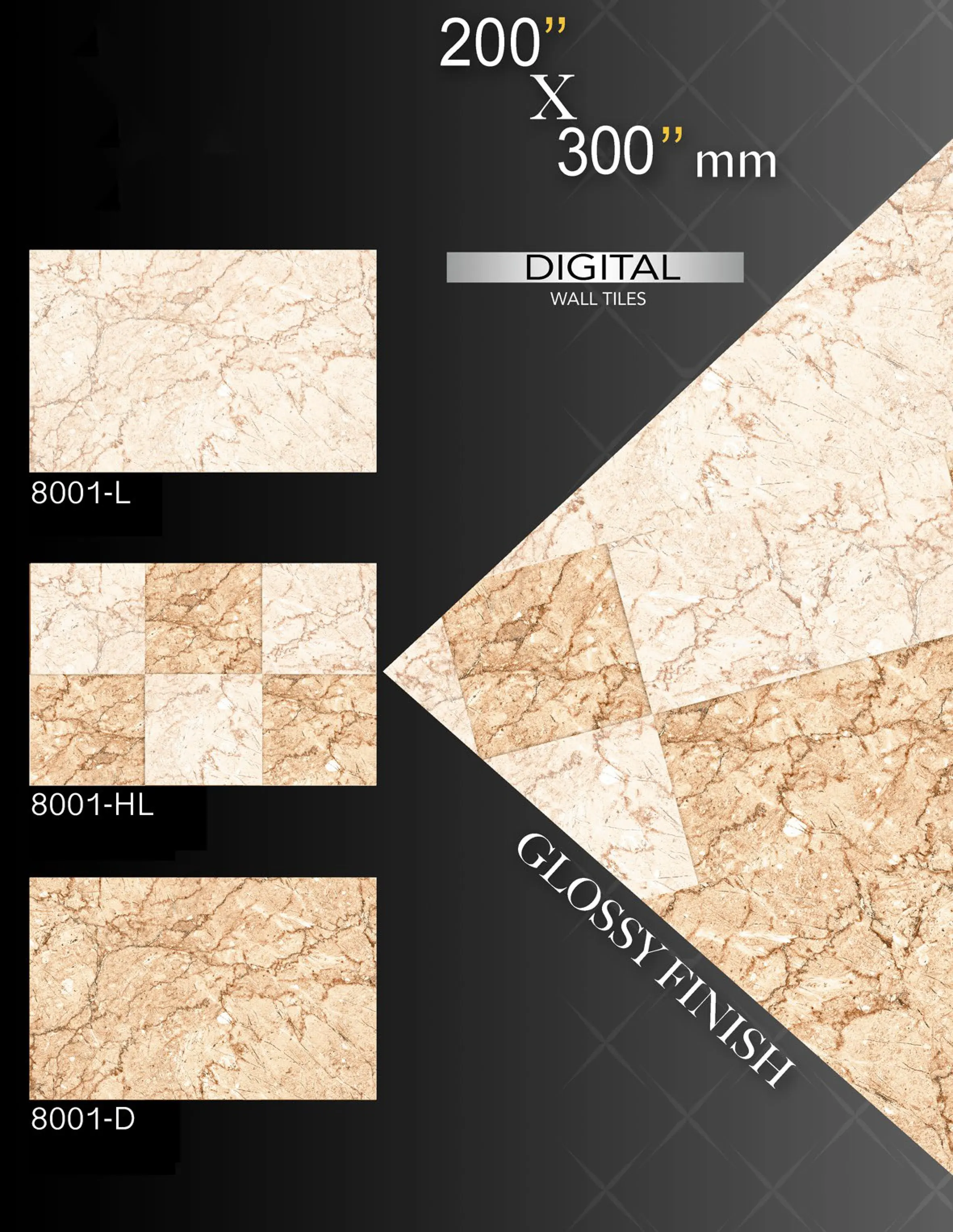 FLOOR AND WALL TILES BATHROOM 200X300mm BUILDING MATERIAL GLOSSY AND MATTE SURFACE FINISH MADE IN INDIA