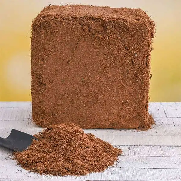 100% Natural Coconut Coir Peat Coco Pith 5kg Blocks for Agriculture