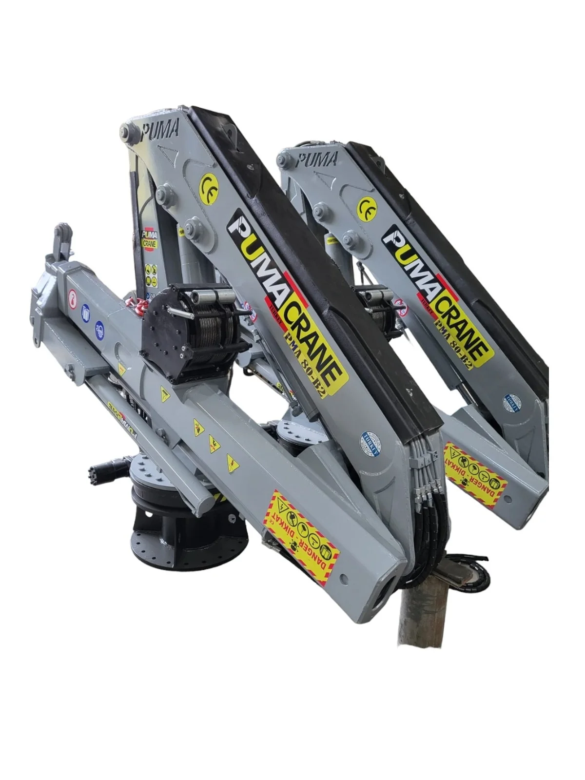 Puma Crane Best Quality 3 Ton 7 Ton Top Hydraulic Knuckle Boom Marine Ship Deck Crane Work Construction Industries Seller Turkey