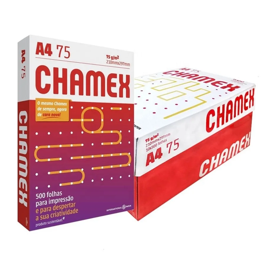 Chamex High Quality A4 Copy Papers Best Price Available in 70g 75g 80gsm Printing Paper Also in A3 and A5 Sizes