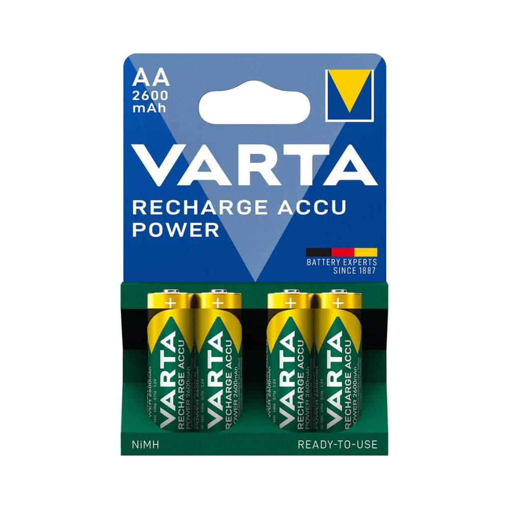 Аккумулятор Varta для перезарядки Accu Power AA 2600 mAh-4 шт. (4 шт.)