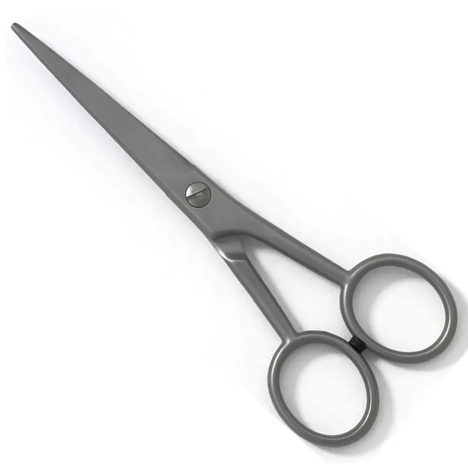 Barber Beard Scissors Hair Professional Stainless Steel With Stainless Steel Handle Straight Sharp Thinning