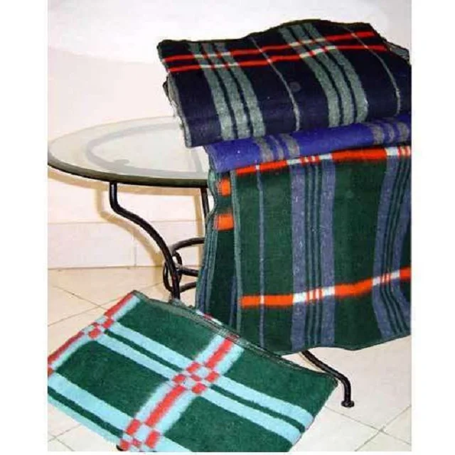 Recycled Blankets Warm and cosy like wool yet made from 100% recycled Recycled Wool Blankets Manufacturer from Panipat