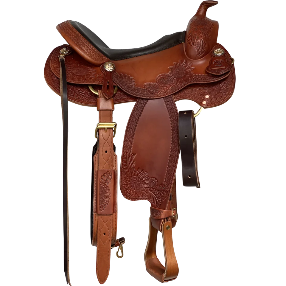 2023 Latest Western Dressage Saddles For Horses  Leather Western Riding Horse Saddle Starter Kit Saddle