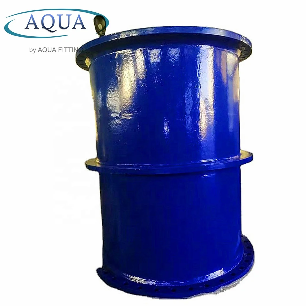 ISO2531 EN545  PN10 PN16 Ductile iron flange pipe with flange puddle