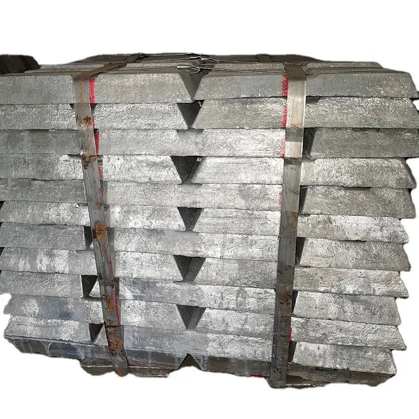 Hot Sale Zinc Metal Ingots High Quality Pure Zinc Ingot 99.99% 99.995% Factory Price For Sale