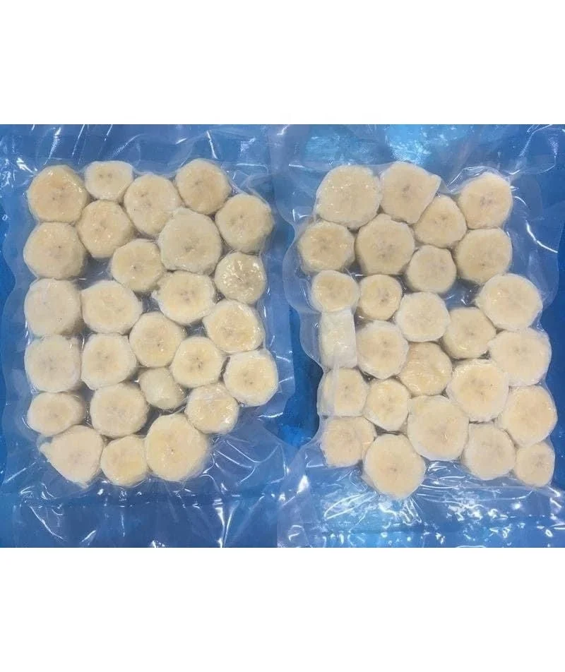 Good Quality Frozen Fruit Vacuum Packed Organic Processed IQF Freezing Process Dices Slices Banana From Vietnam