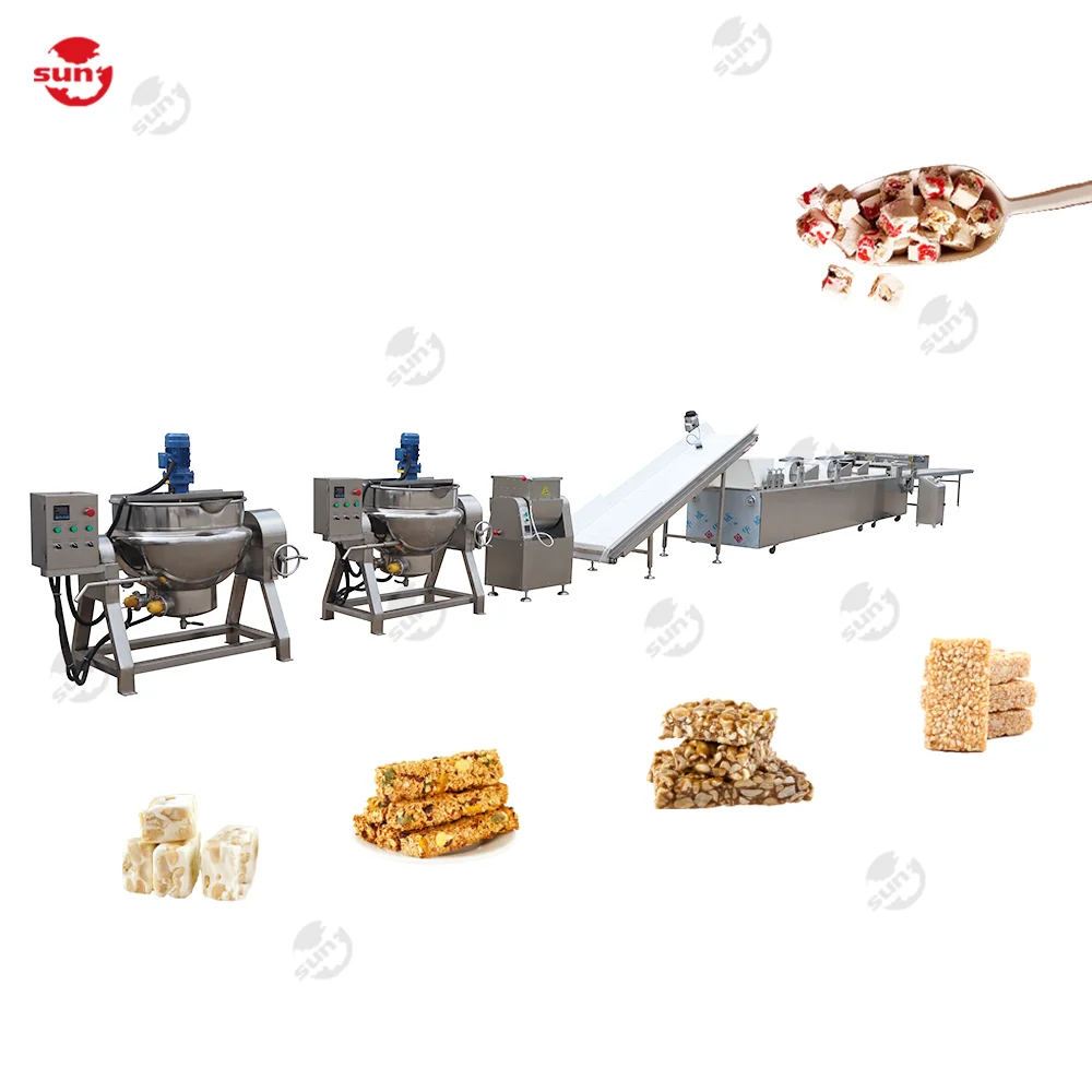 Chinese supplier peanut brittle cutter machine sesame candy machine wholesale products china cereal chocolate bar making machine