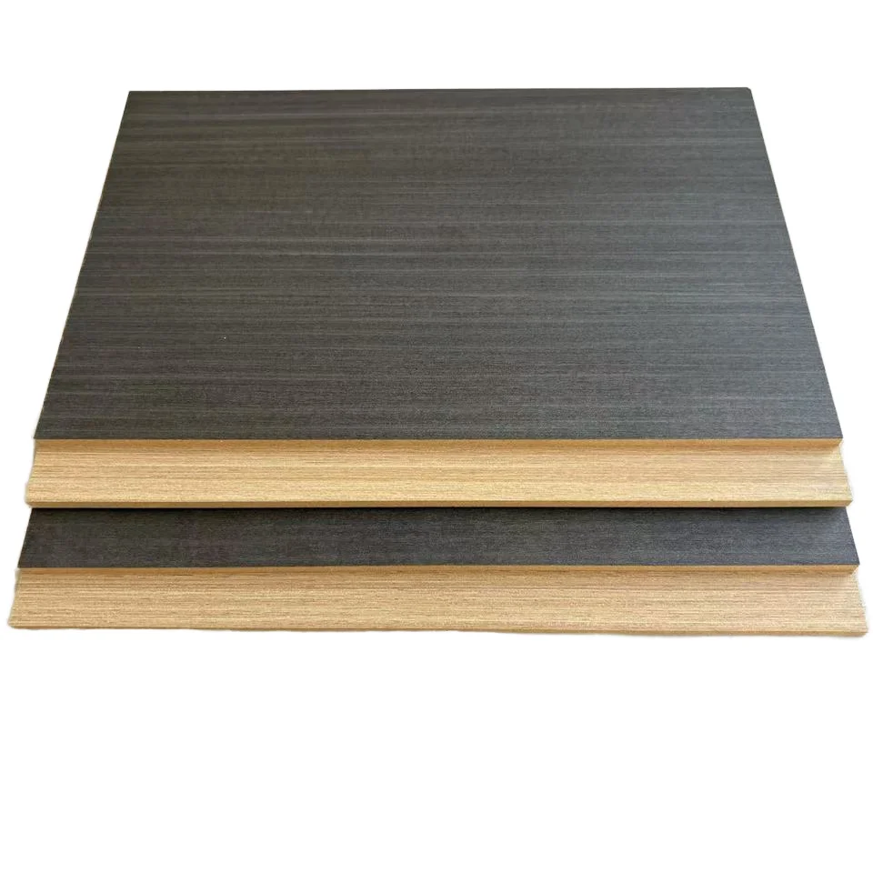 Изготовленная на заказ мебель MDF 4*8 футов с деревянной облицовочной поверхностью 18 мм HDF Ламинированные шкафы из древесноволокниевого картона E0 стандарты выбросов формальдегида