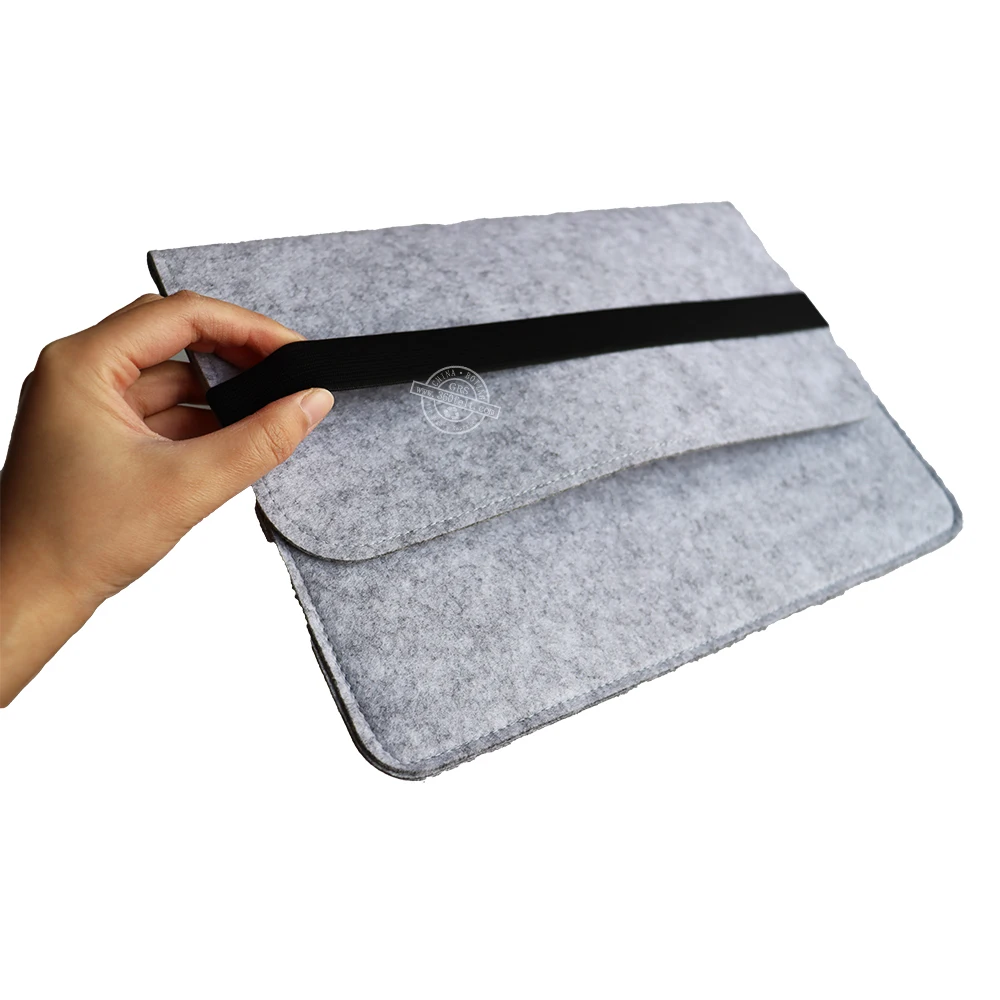 Bespoke small felt pouch with GRS