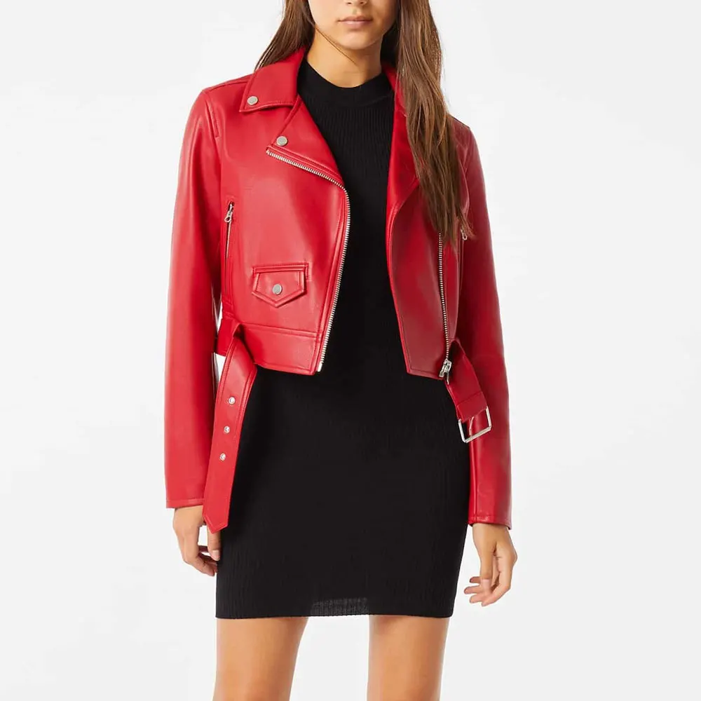 Latest Design New Fashion Women Leather Jacket New Stylish Genuine Leather Jackets For Women