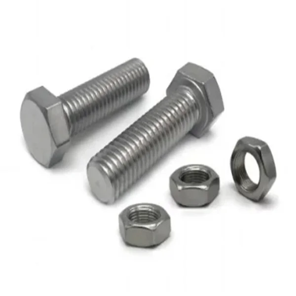 Carbon Steel Galvanized Gr4.8 Fasteners DIN933 DIN 931 DIN 601 Titanium Hexagon Head Bolt Cap Screw Nuts and Hex Bolts