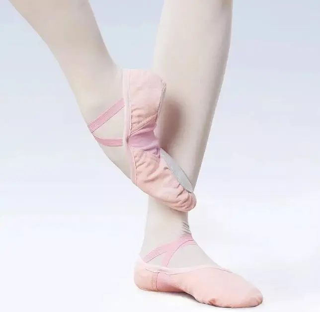 Fashionable New Arrived Best selling Leather Dance Half Sole Shoes Turning Shoes for Ballet Girls