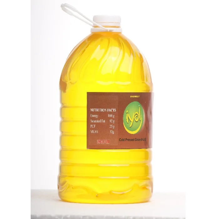 Indian Manufacturer Bulk Groundnut Oil edible cooking 1ltr 3ltr Peanut Aroma taste Plastic Bottle packing Healthy Food Refined