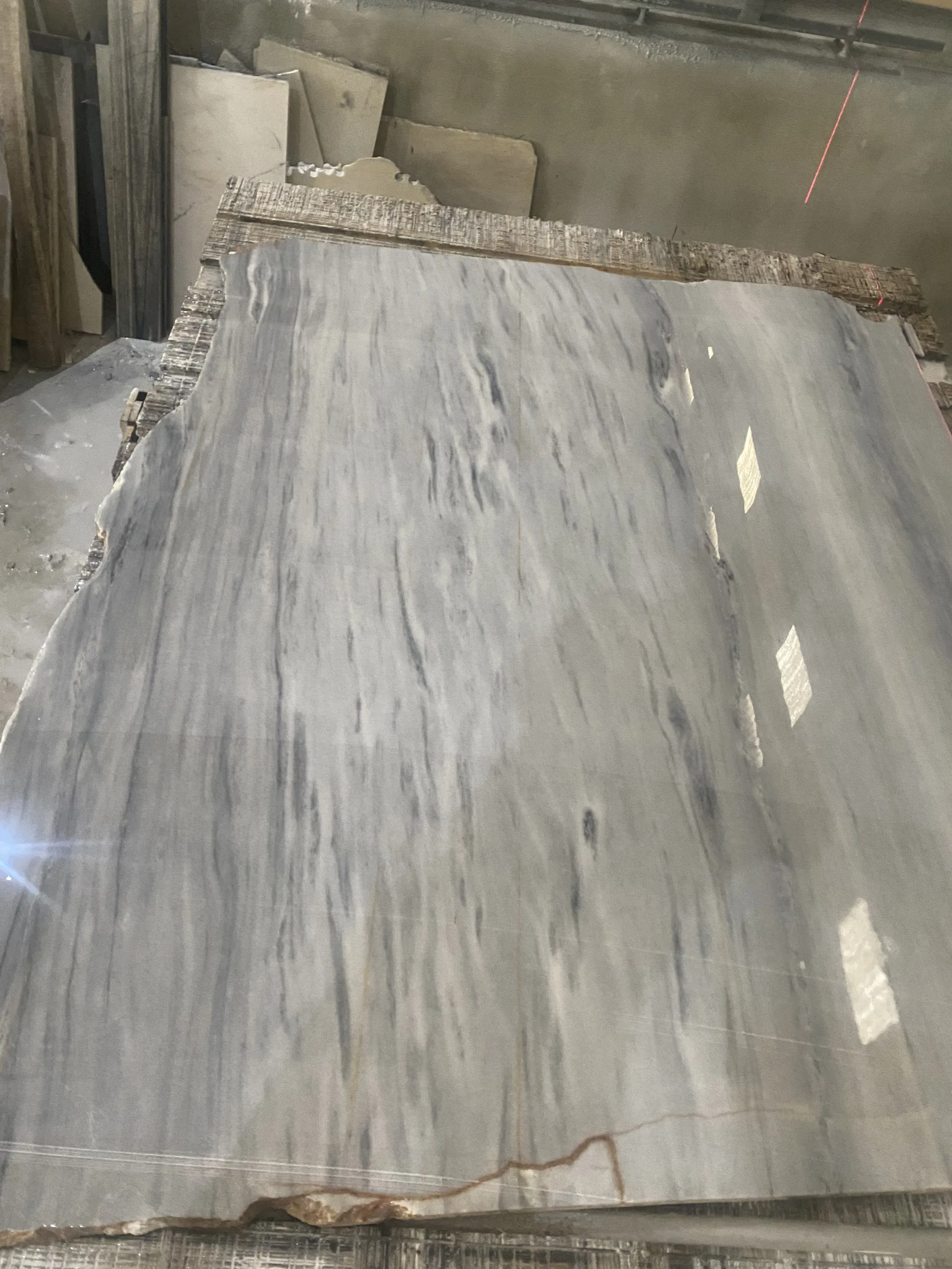 Big grey veins marble slabs and tiles for building facades