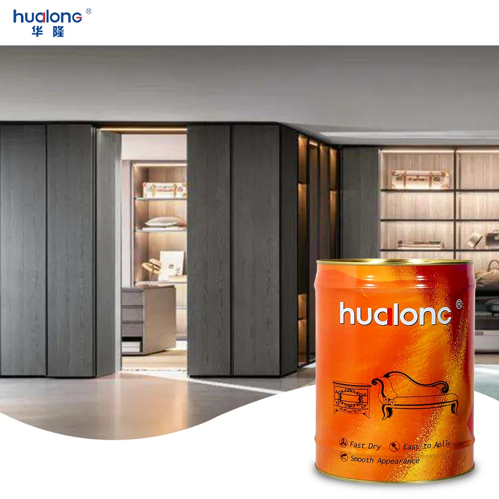 Fresh smell matter white topcoat good leveling matte Top coat good hiding power paint For Wood board