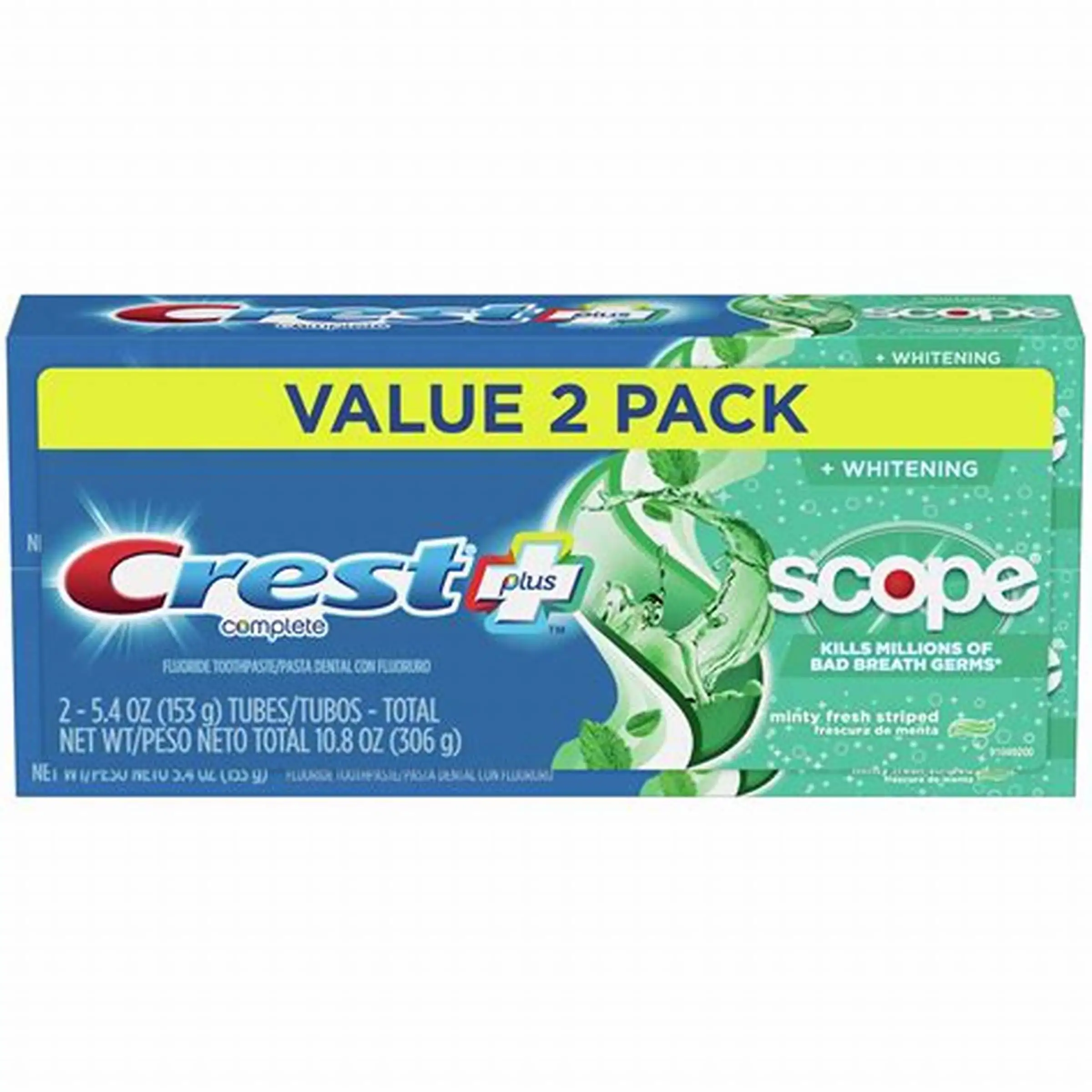 Best price Cre st3dwhite Brilliance Toothpaste teeth whitening toothpaste Brilliance Vibrant Peppermint Cre st Toothpaste