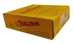 Toblerone из швейцарского молочного шоколада с медом и