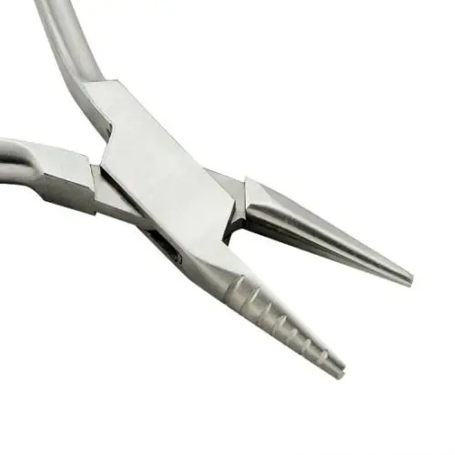 Non-slip Handle Breaking/Cutting Glass Pliers Stained Glass Tools Flat End Flat Glass Trimming Pliers Hand Tool by UAMED IND