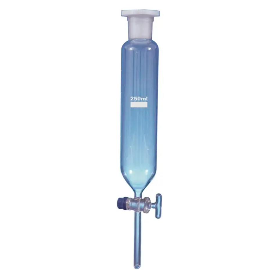 Dropping Funnel Plain widely used in laboratories for the controlled drop-wise transfer of fluids and cylindrical in shape.
