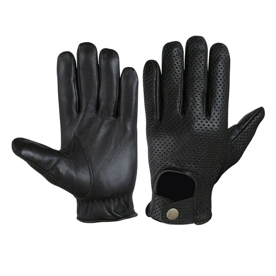 Mens Leather Car Driving Gloves Custom Made Leather Driving Gloves Car Driving Men Fashion Leather Gloves