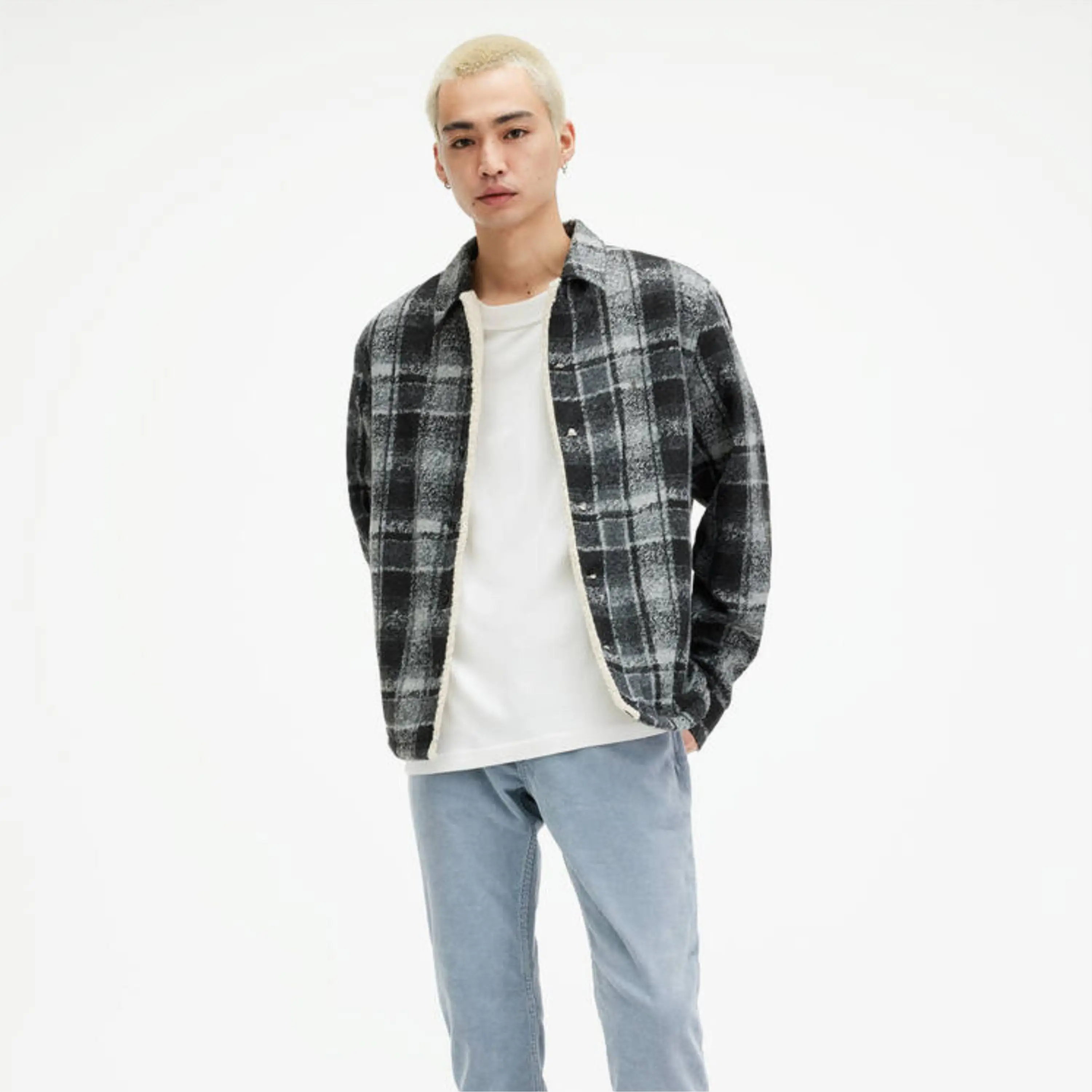 Wholesale Large Size Fashion Loose Stretch Men Straight Jeans 2024 New Design Trend High Waist Business Casual Long Pants