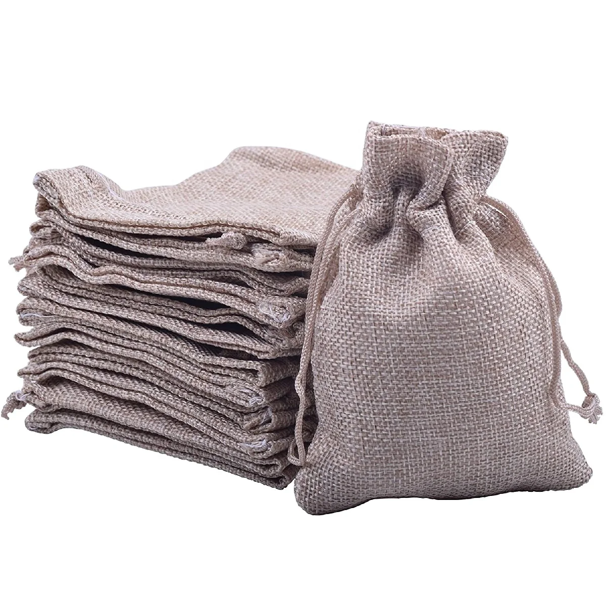 Jute Burlap Sand Bag and Hessian Drawstring Bag 100% Natural Eco & Weather Friendly Biodegradable from Bangladesh
