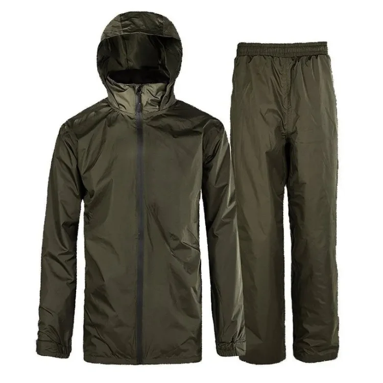 Custom Rain coat waterproof Pants Jackets Overalls Lightweight 2 Pieces suit quick dry Ski & snow wear from pakistan