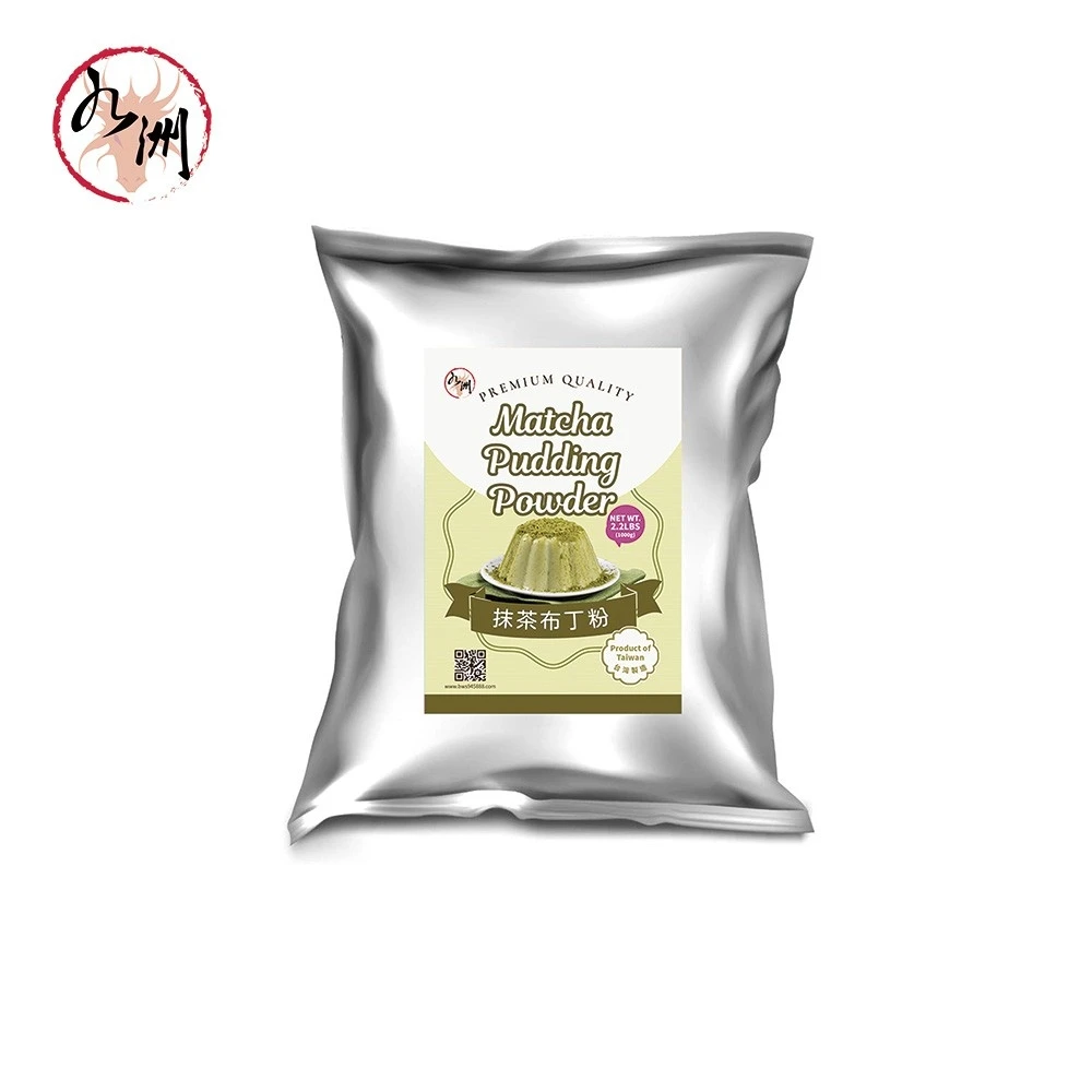 Jiuzhou_Matcha Pudding 1kg -Best Taiwan Bubble Tea Supplier
