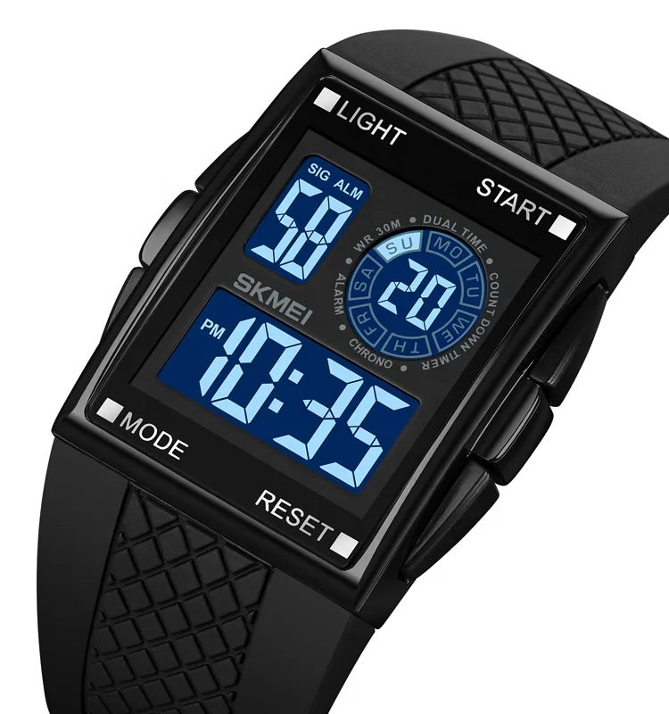 SKMEI Watch 1967 Women Man LED Digital Electronic Sports Chronograph Watch