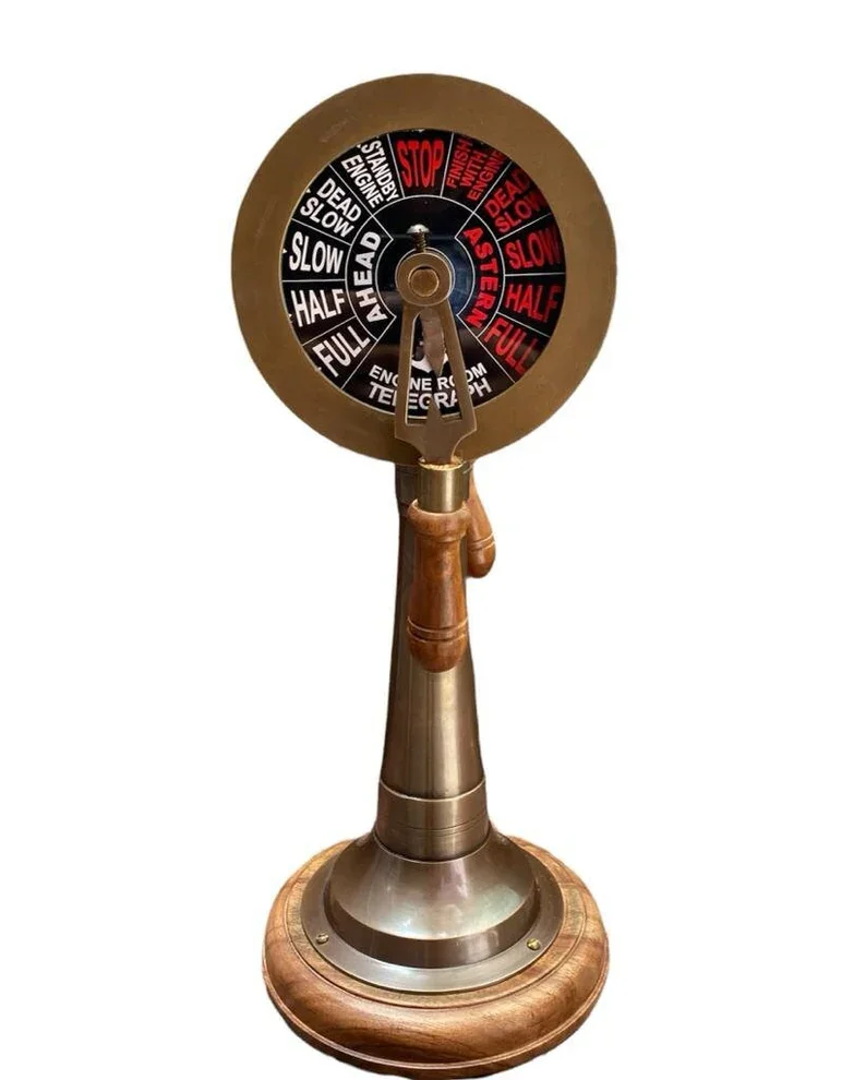Vintage Style Collectible Marine Brass Telegraph Nautical Designer Metal Crafts Pen Holder Telegraph In Wholesale Cheap Price