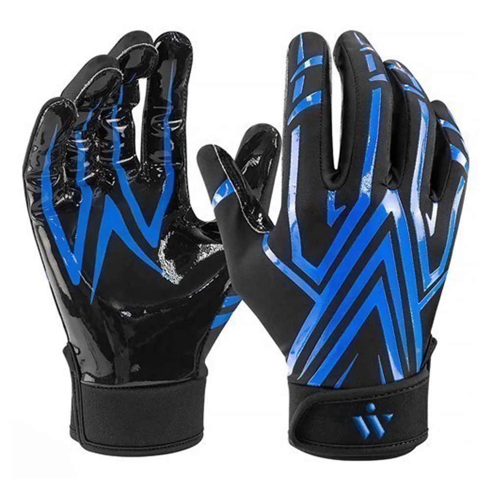 New Arrival Custom Design Grip Football Receiver Gloves Youth Kids Outdoor American Football Gloves