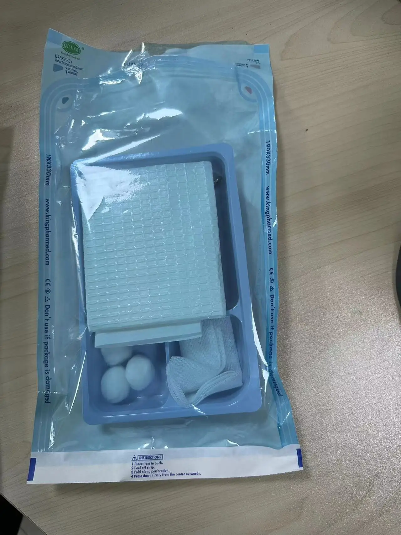 kingphar original manufacturer sterile eo surgical kit and instrument echo ortho pack disposable dental kit