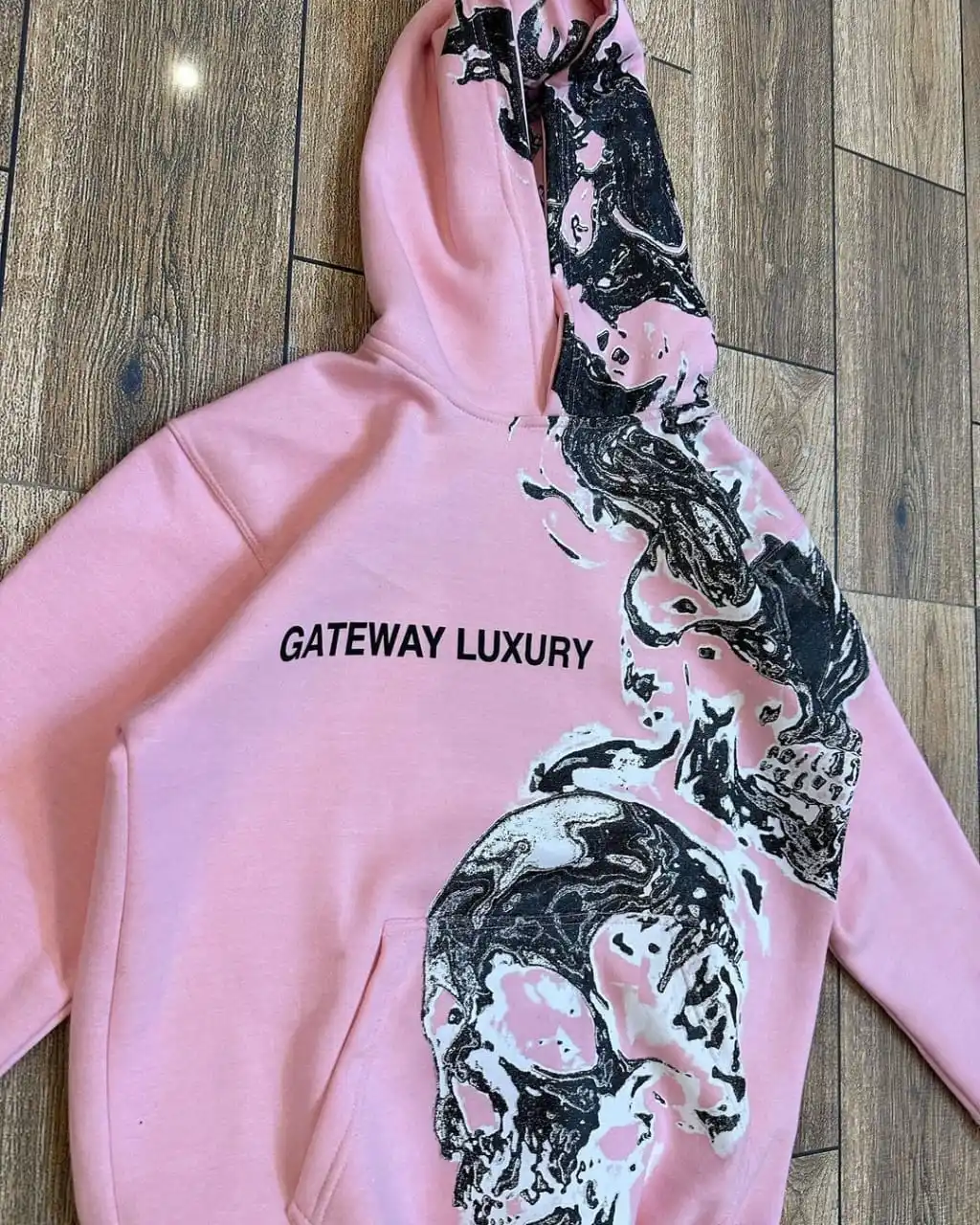 Wholesale Custom Black Pullover Fleece Hoodie Men OEM Supply Plus Size Casual Street Wear Custom Printing Embroidery lined