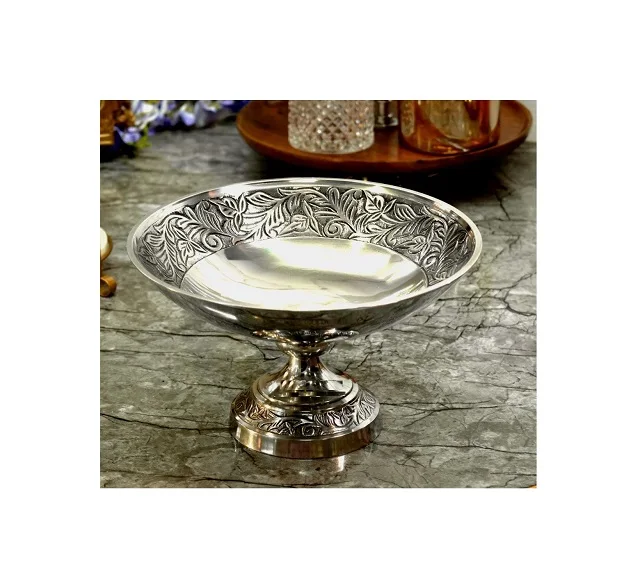 Standard design metal fruit bowls & durable construction for everyday kitchen or dining table use in modern  classic interiors