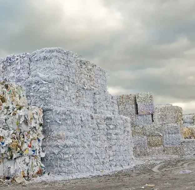 High quality shredded waste office paper / white waste paper for tissue from Europe