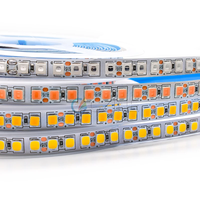 9.5mm cinta light 120 led metro Emerald green red golden blue green purple naturally warm cool white smd 5054 led strip 12V