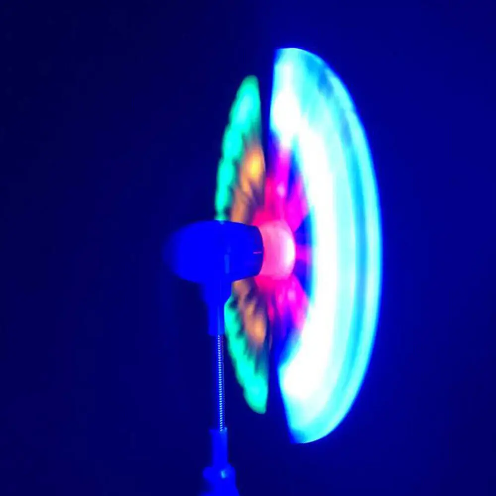 Flashing Light up Rainbow Windmill Wand to Glow in the Dark Party Supplies Kids Wands