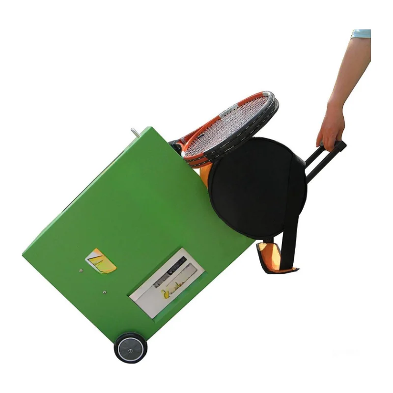 WHOLESALE Portable Tennis Ball Machine, Adjustable Speed 20-110 km/h, 120 Balls Capacity