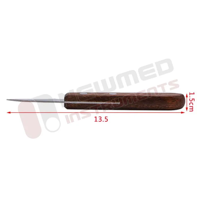 Зубной шпатель с деревянной ручкой