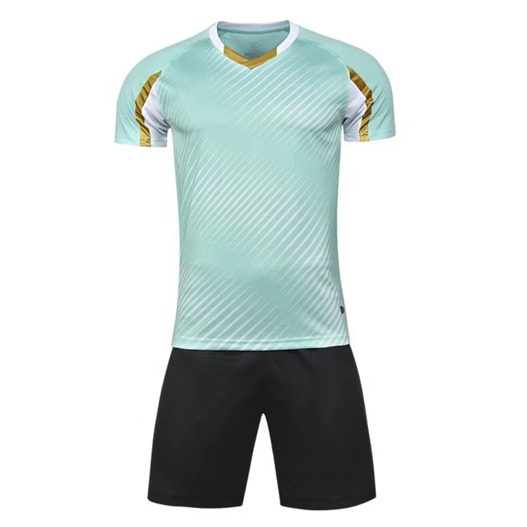 2022 настраиваемая Высококачественная футбольная одежда поставщик Camiseta Blanco Y синий Camisetas De Futbol Baratos Mayoreo комплект футбольных