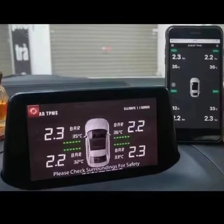 New lever of tpms tire pressure sensor for Mazda car very easy install, smart warning and display on zin of car