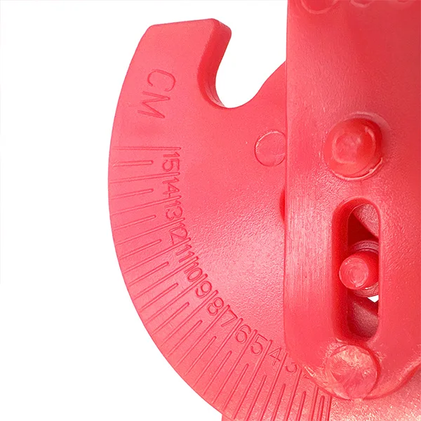 Plastic School Safety Point Mathematical Drawing Compass with Pencil