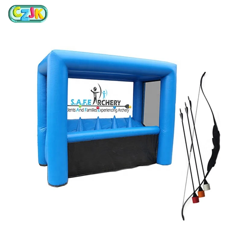 Inflatable Range Sport Game Bunker Archery Tag Shooting Gallery For Kid
